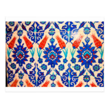 turkish tiles 3 postcards
