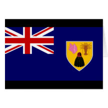 Turks And Caicos Flag Cards