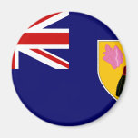 Turks And Caicos Flag Fridge Magnet