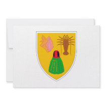 Turks and Caicos Islands Coat of Arms Personalized Invitations