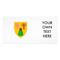 Turks and Caicos Islands Coat of Arms Custom Photo Card