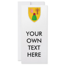 Turks and Caicos Islands Coat of Arms Rack Card