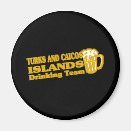Turks and Caicos Islands Drinking Team Magnets