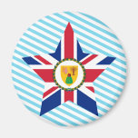 Turks+and+Caicos+Islands Star Fridge Magnet