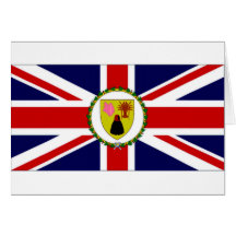 Turks Caicos Islands Governor Flag Cards
