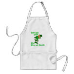 Turn Me Over and Kiss Me Clover Aprons