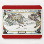 Turn of the 18th century world map mousepads
