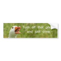Turn off that phone bumper sticker