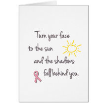 Turn Your Face to the Sun - Breast Cancer Cards
