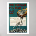 Turn Your Silver Into Bullets (border) posters