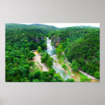 Turner Falls and Honey Creek III - Colour Saturate Poster