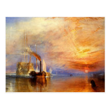 turner, j m w - the fighting téméraire tugged to h post cards