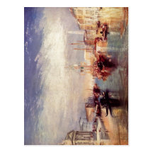 Turner, Joseph Mallord William Canal Grande in Ven Post Cards