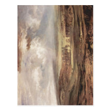 Turner, Joseph Mallord William Raby Castle, Wohnsi Postcard