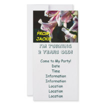 TURNING 2 Years Old! Birthday Party Invitations Photo Cards