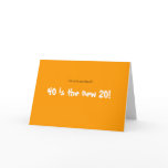 Turning 40 Celebration cards