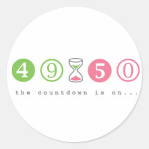 Turning 50 Years Old Stickers