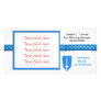 Turning blue ceremony photo card