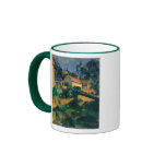 Turning Road at Montgeroult, Paul Cézanne mugs