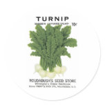 Turnip Shogoin Japanese Salad, Roudabush's Seed St Sticker