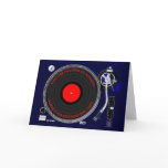 Turntable Party Invitation Card