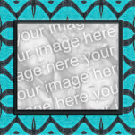 turqoise black photoframe acrylic cut outs