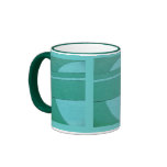 Turquoise Abstract Coffee Mug