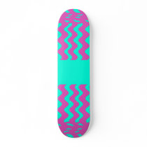 turquoise and pink