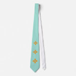 Turquoise and Tangerine ties