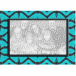 turquoise black photo frame photo sculptures
