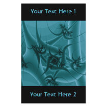 Turquoise Blue and Teal Fractal Art Design. Flyers