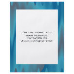turquoise blue flyers