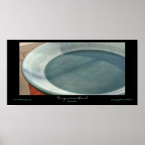 Turquoise Bowl Poster