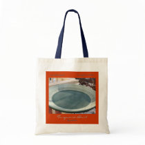 Turquoise Bowl Tote Bag