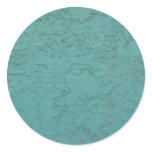 turquoise cement sticker