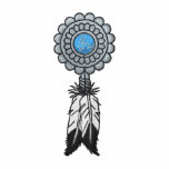 Turquoise Concho embroidered shirts