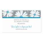 Turquoise Daisy for Florists Greenhouse Gardeners Business Cards