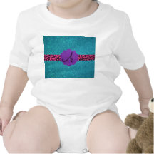 Turquoise glitter monogram tee shirts