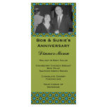 Turquoise green Circles Menu