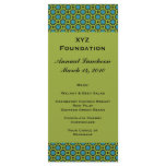Turquoise Green Circles Menu