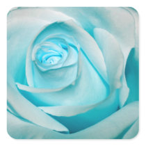 Turquoise Ice Rose Sticker