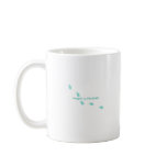Turquoise Turtles Mug(right handle)