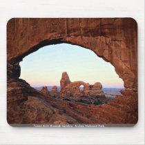 Turret Arch through window, Arches National Park, Mouse Pad