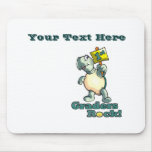 Turtle “1st Graders Rock” Design Mousepad