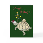 Turtle and Snail Christmas cards