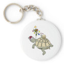 Turtle and Snail Christmas keychains