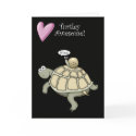 turtle and snail VALENTINE love heart card