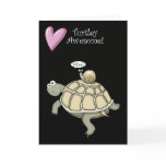 turtle and snail VALENTINE love heart card