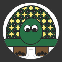 Turtle Cartoon Art stickers