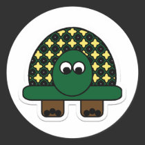 Turtle Cartoon Art stickers